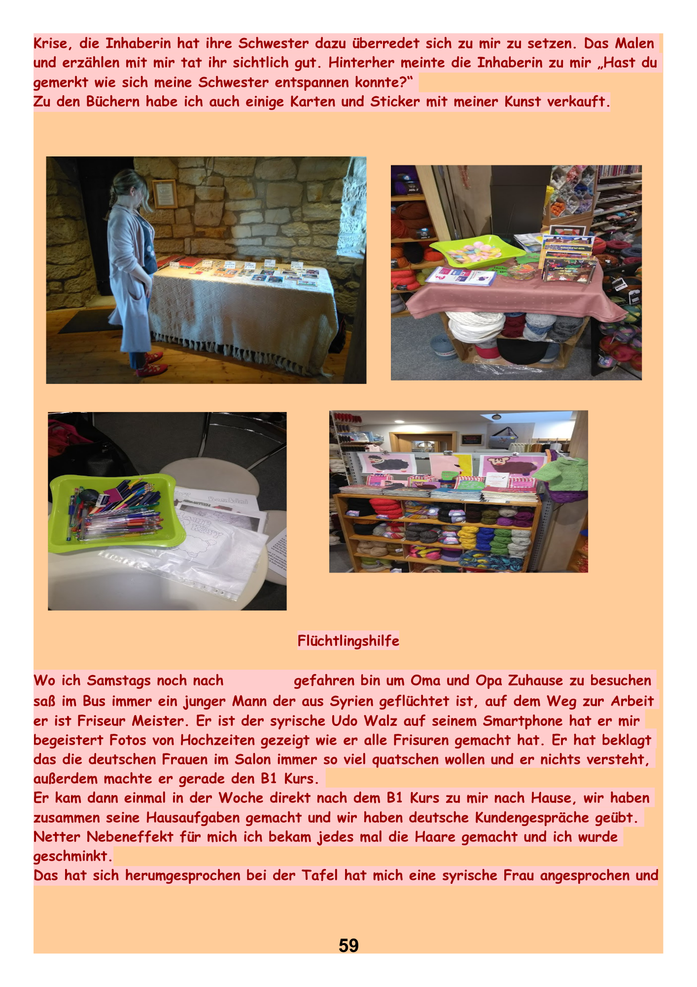 Ich nutze meine Zeit sinnvoll so gut ich kann.