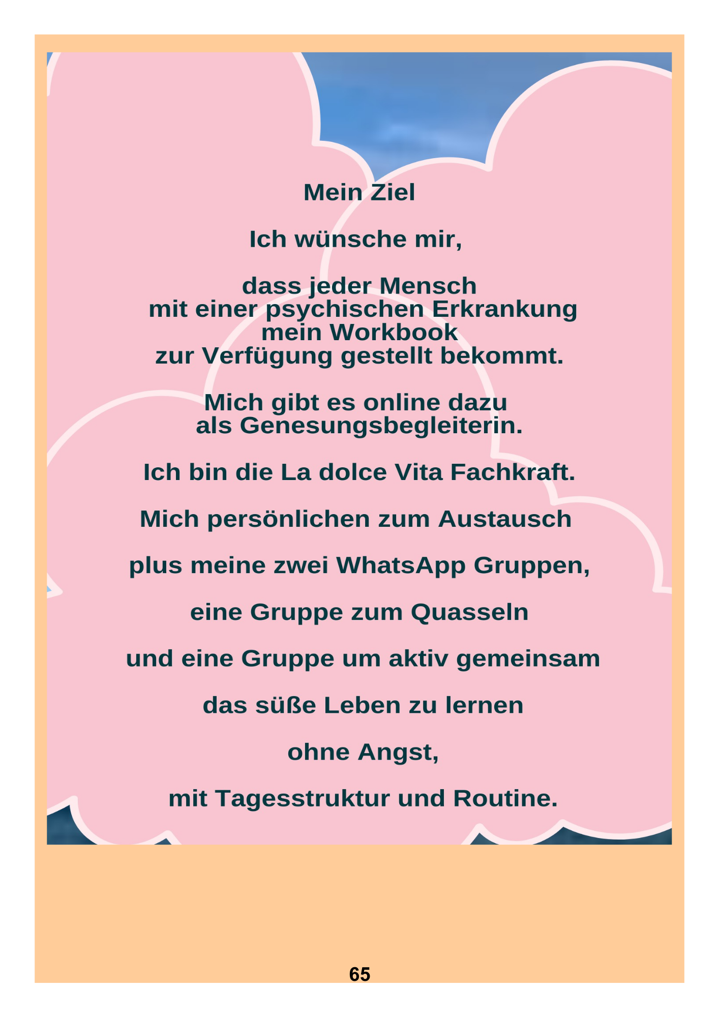 Das süße Leben lernen ohne Angst mit Tagesstruktur und Routine.