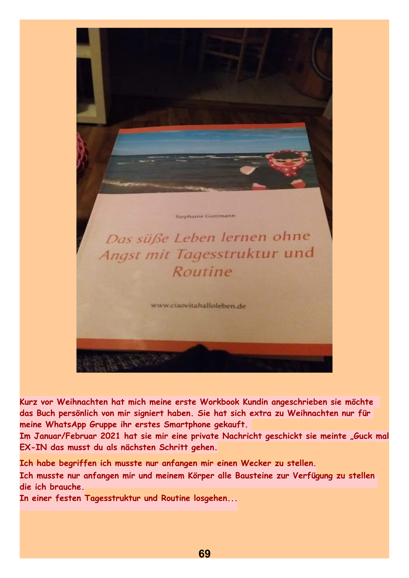 Das süße Leben lernen ohne Angst mit Tagesstruktur und Routine.