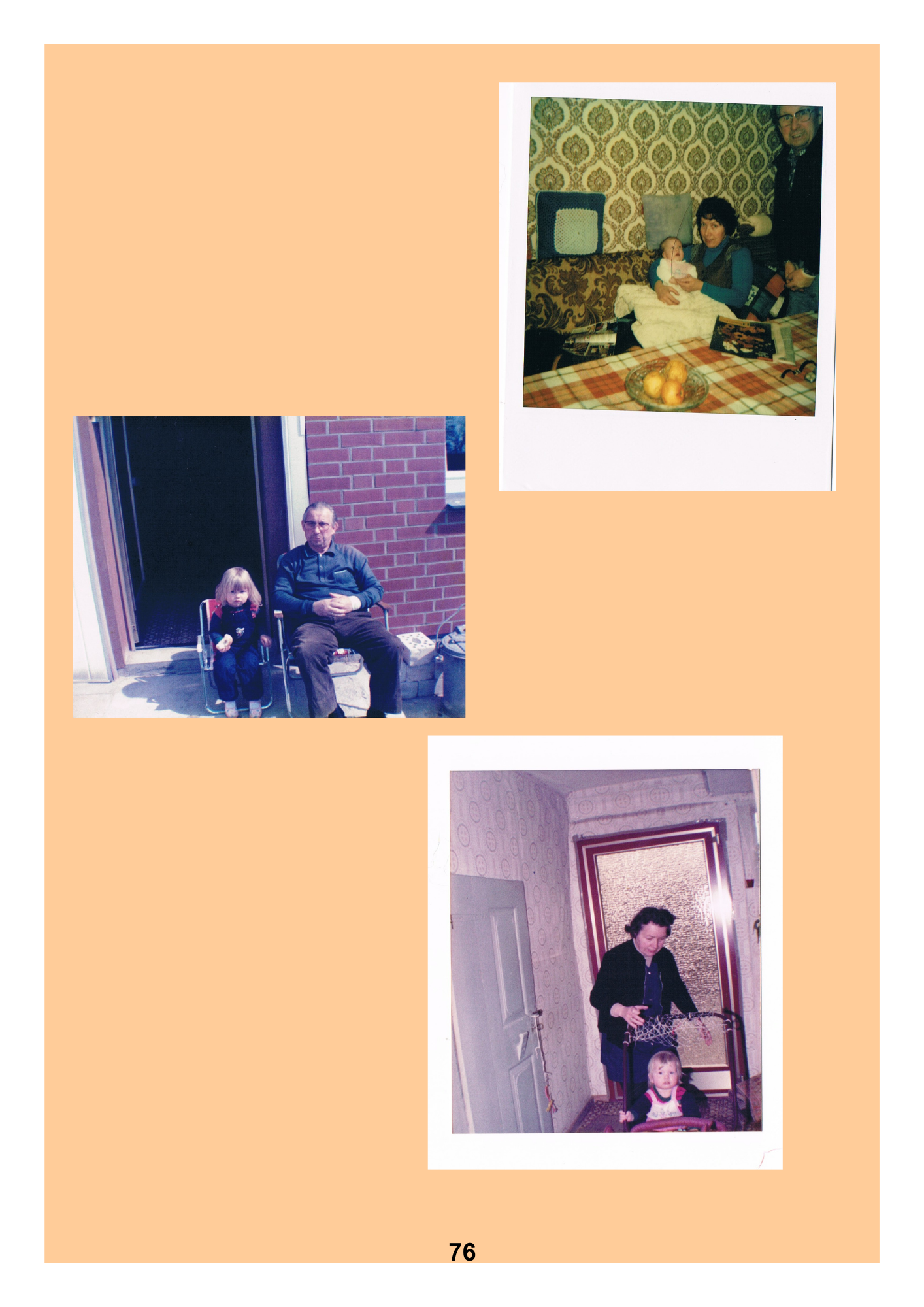 Oma, Opa und Steffi.