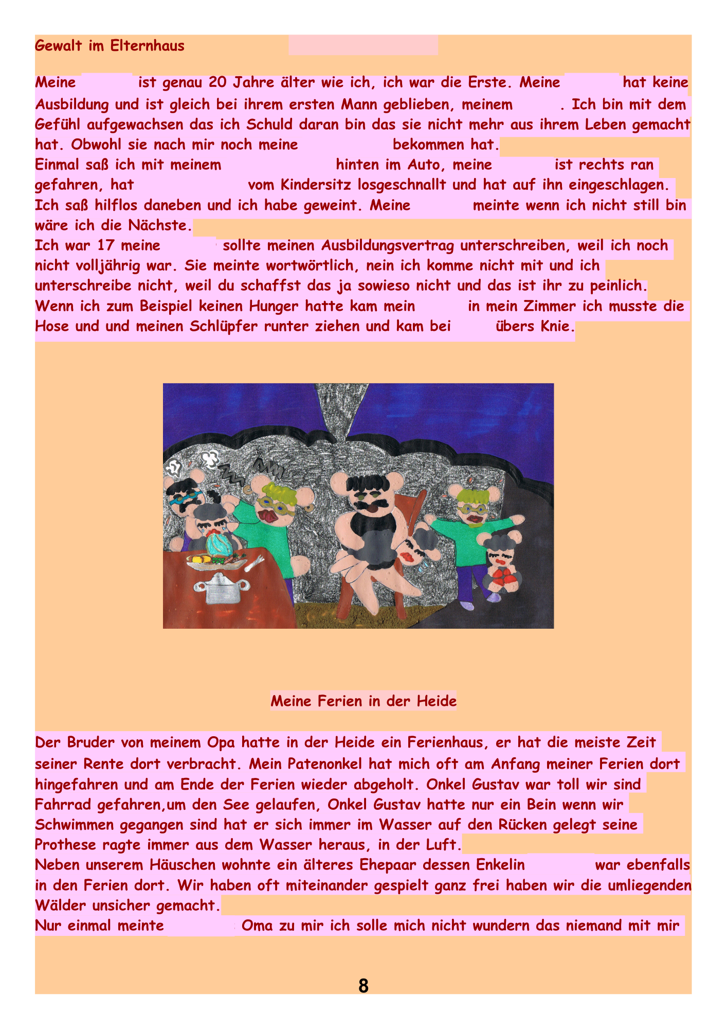 Gewalt im Elternhaus