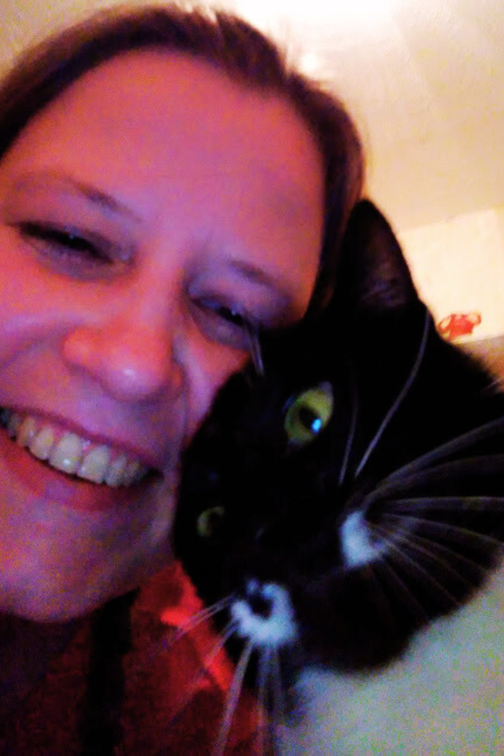 Deine ciaovita Steffi und Deine ciaovita Katze Lucy.