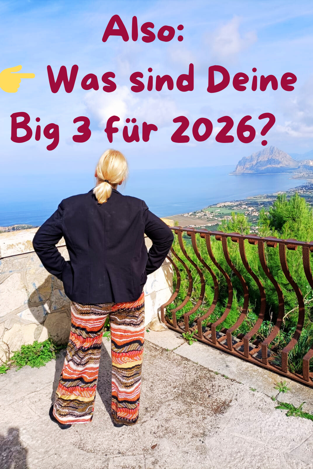 Also:
  Was sind Deine Big 3 für 2026?
Deine ciaovita Steffi.