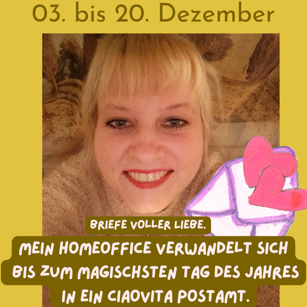 Weihnachten ohne Konsum.
Weihnachtsgeschenke mit Herz.
handgeschriebener Weihnachtsbrief.
