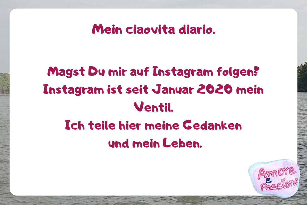 Mein ciaovita diario.
