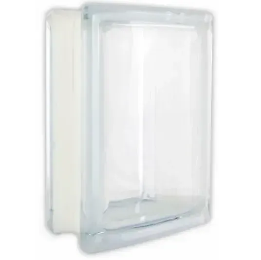 Clear plastic wall-mounted frame with white insert