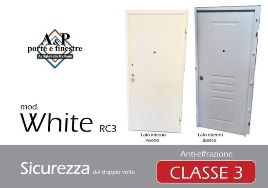 Porte blindate bianche, modello