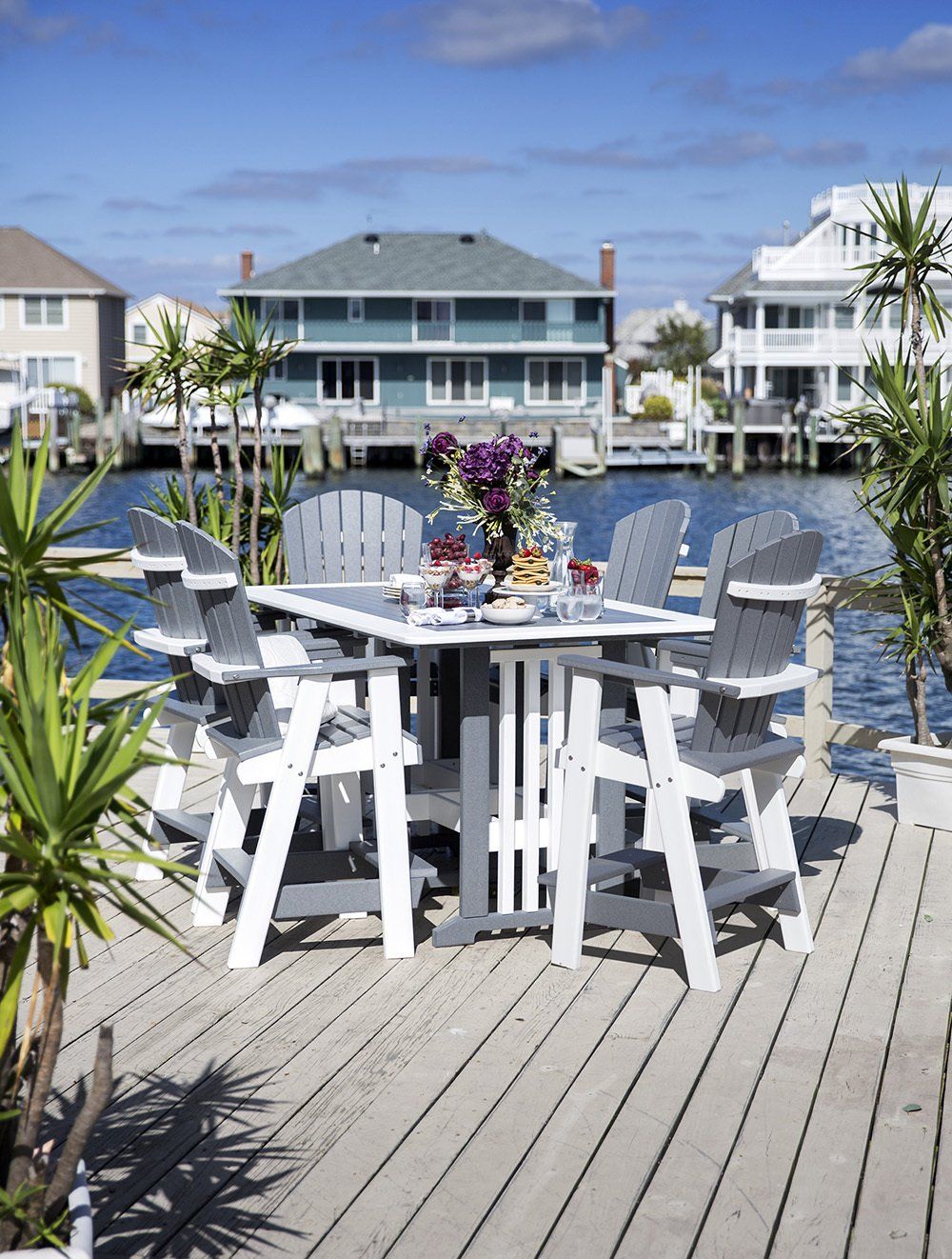 White Outdoor Chairs — Garnet Valley, PA — Knot & Ore Outdoors