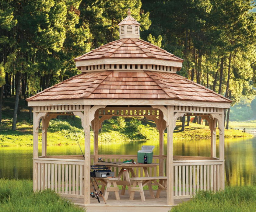 Wooden Gazebo — Garnet Valley, PA — Knot & Ore Outdoors