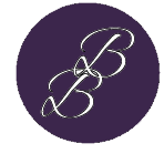 Two intertwined white cursive 