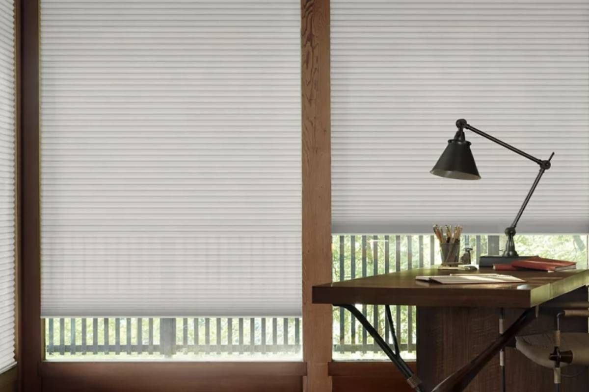 Hunter Douglas Duette® Cellular Shades as a custom window treatment near Houston, TX