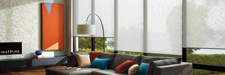 Introducing custom shades for homes, Hunter Douglas Vignette® Modern Roman Shades near Houston, Texas (TX)