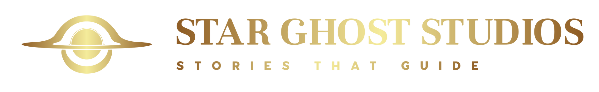 Star Ghost Studios logo in gold text and design elements.