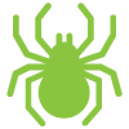 Green spider icon.