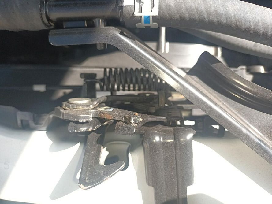A Close Up of a Hood Latch on a Car — South West 4WD Wreckers In Brisbane, QLD 