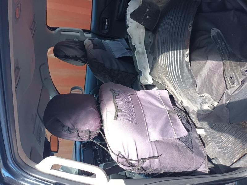 The Back Seat of a Car With a Purple Seat Cover — South West 4WD Wreckers In Brisbane, QLD