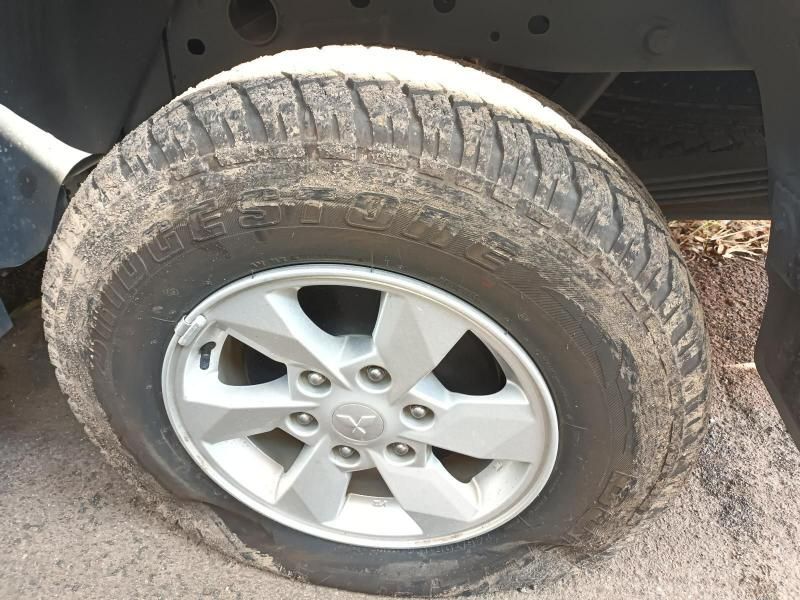A Close Up of a Dirty Tire on a Car — South West 4WD Wreckers In Brisbane, QLD