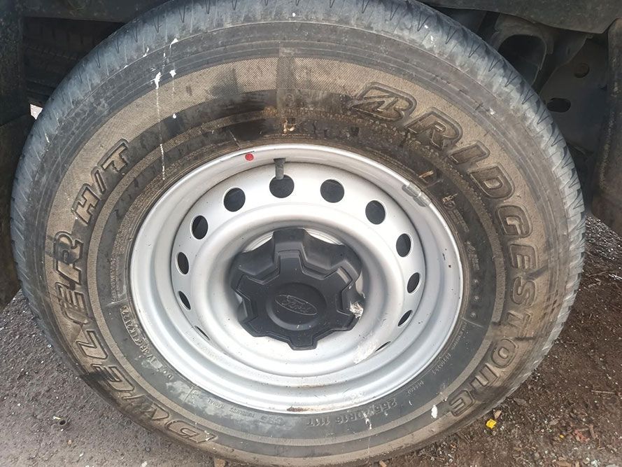 A Close Up of a Tire and Rim on a Car — South West 4WD Wreckers In Brisbane, QLD