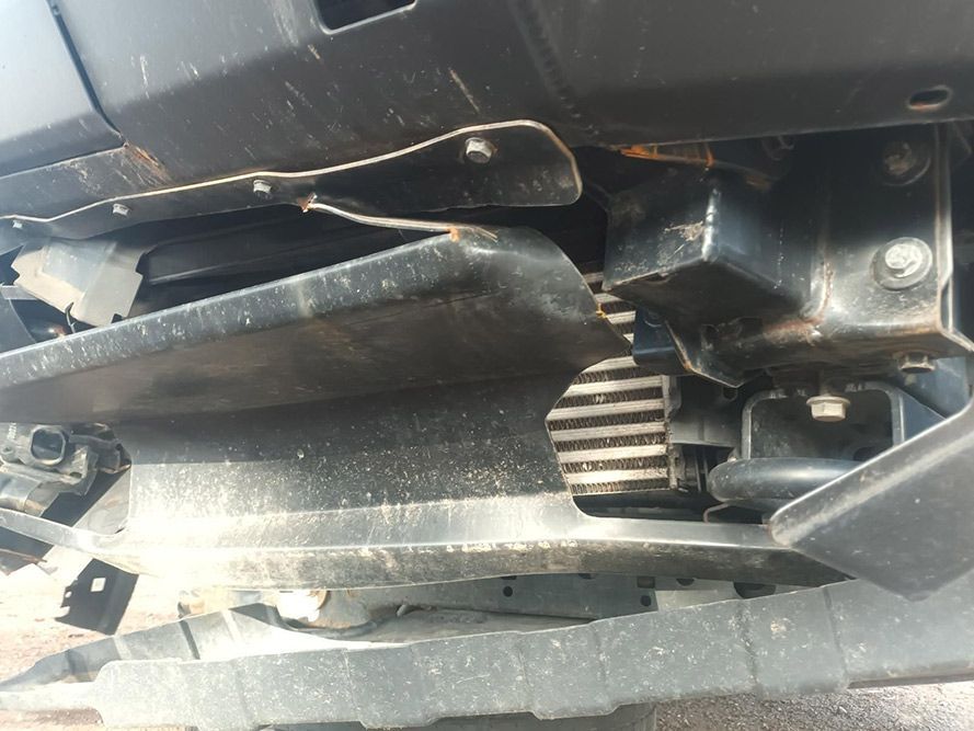 A Close Up of the Underside of a Car's Bumper — South West 4WD Wreckers In Brisbane, QLD