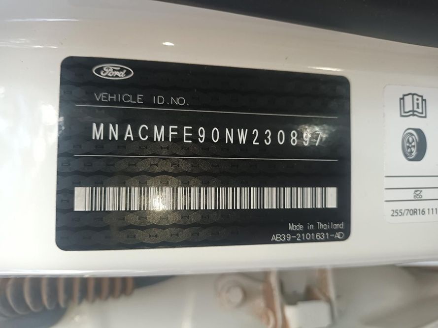 A Close Up of a Ford Vehicle Identification Number — South West 4WD Wreckers In Brisbane, QLD
