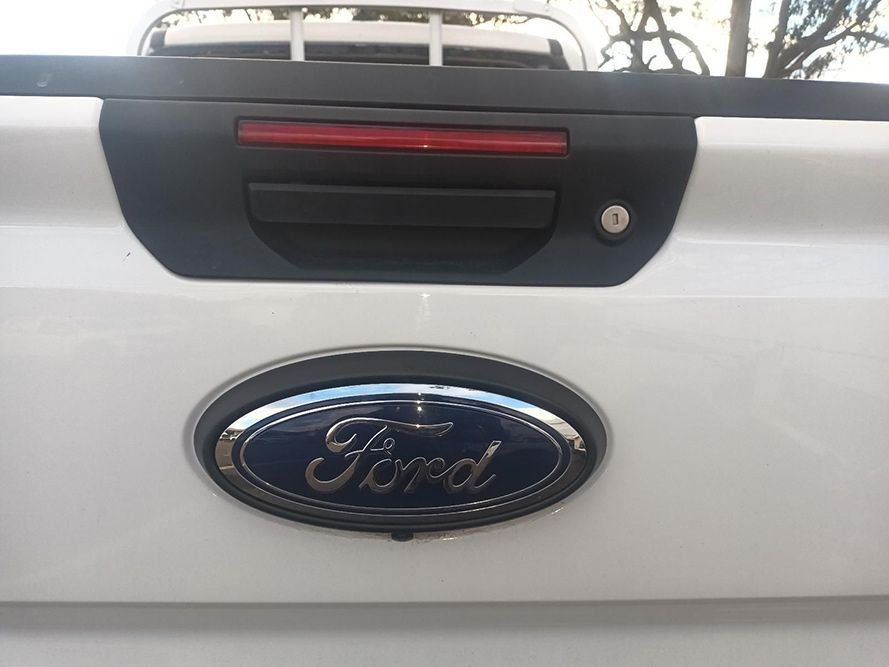 The Back of a White Ford Truck with a Ford Logo — South West 4WD Wreckers In Brisbane, QLD