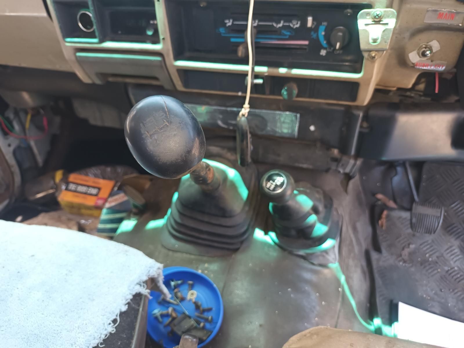 The Inside of a Car with a Blue Bowl of Keys on the Floor — South West 4WD Wreckers In Brisbane, QLD
