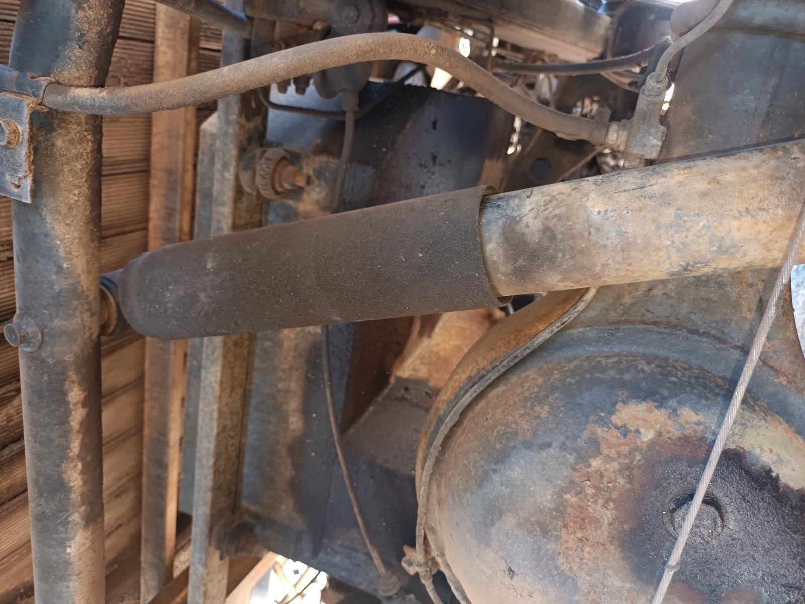 A Close Up of a Rusty Pipe on a Vehicle — South West 4WD Wreckers In Brisbane, QLD