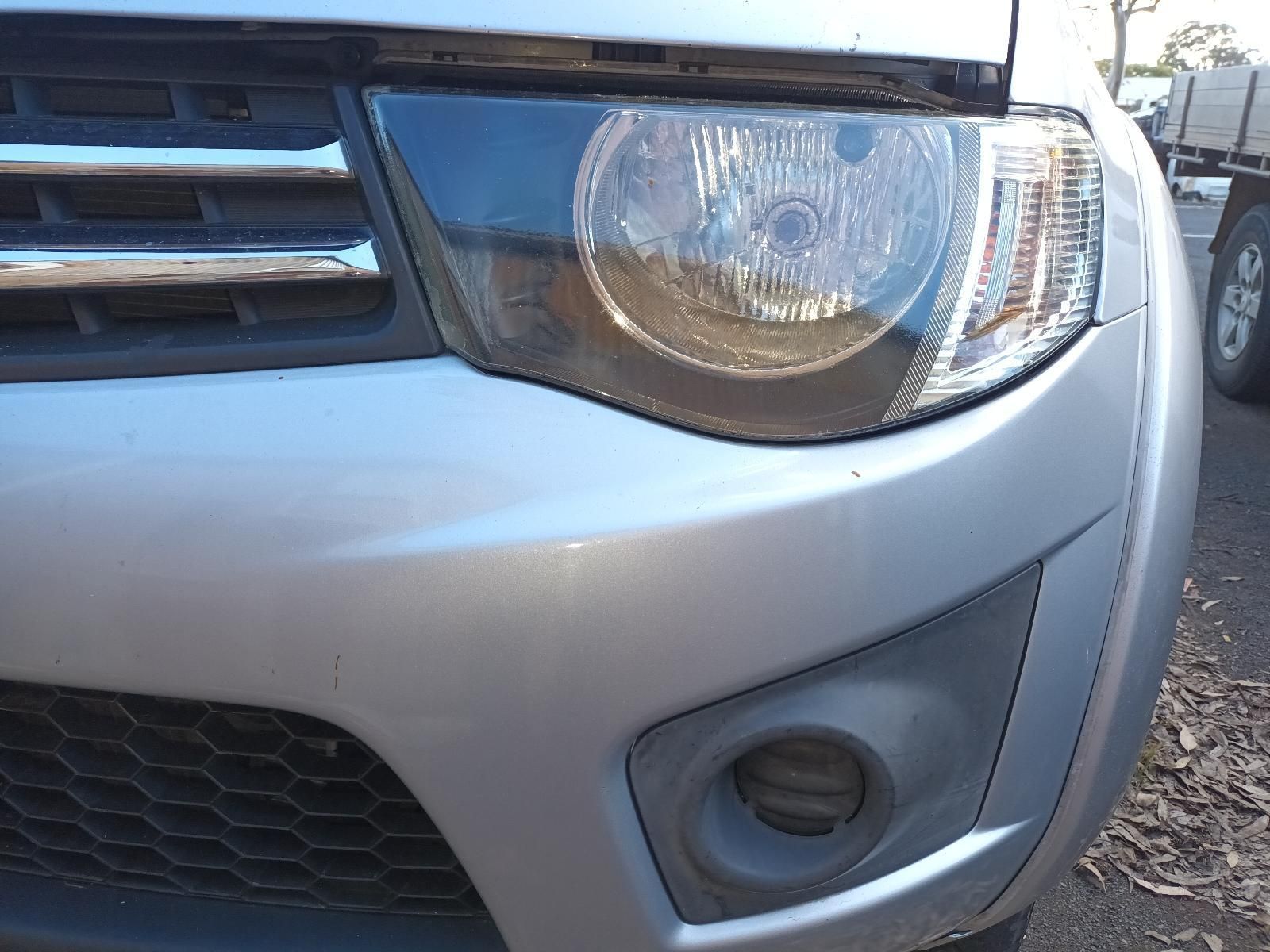 A Close Up of the Front of a Silver Car — South West 4WD Wreckers In Brisbane, QLD