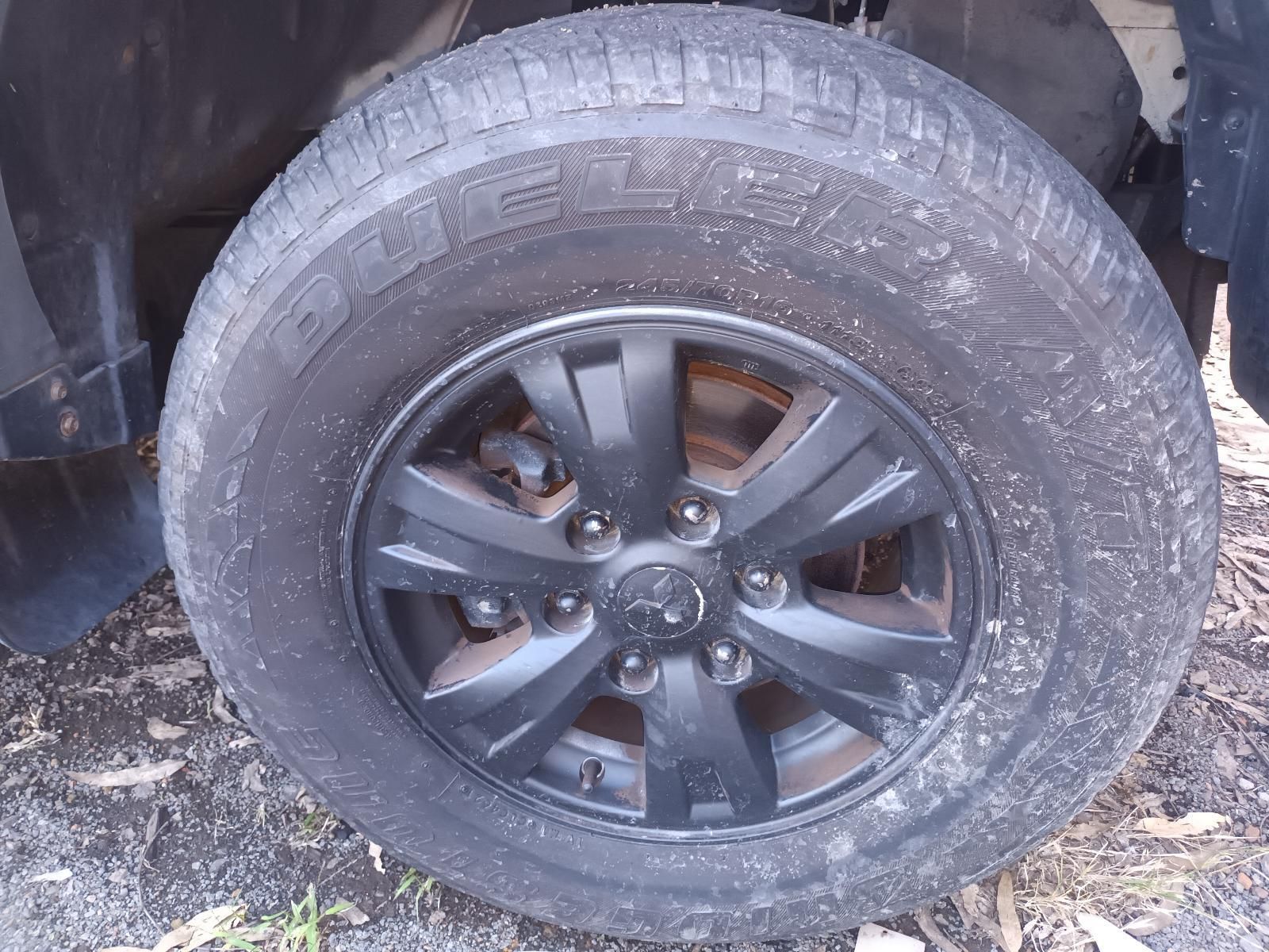A Close Up of a Black Tire on a Car — South West 4WD Wreckers In Brisbane, QLD