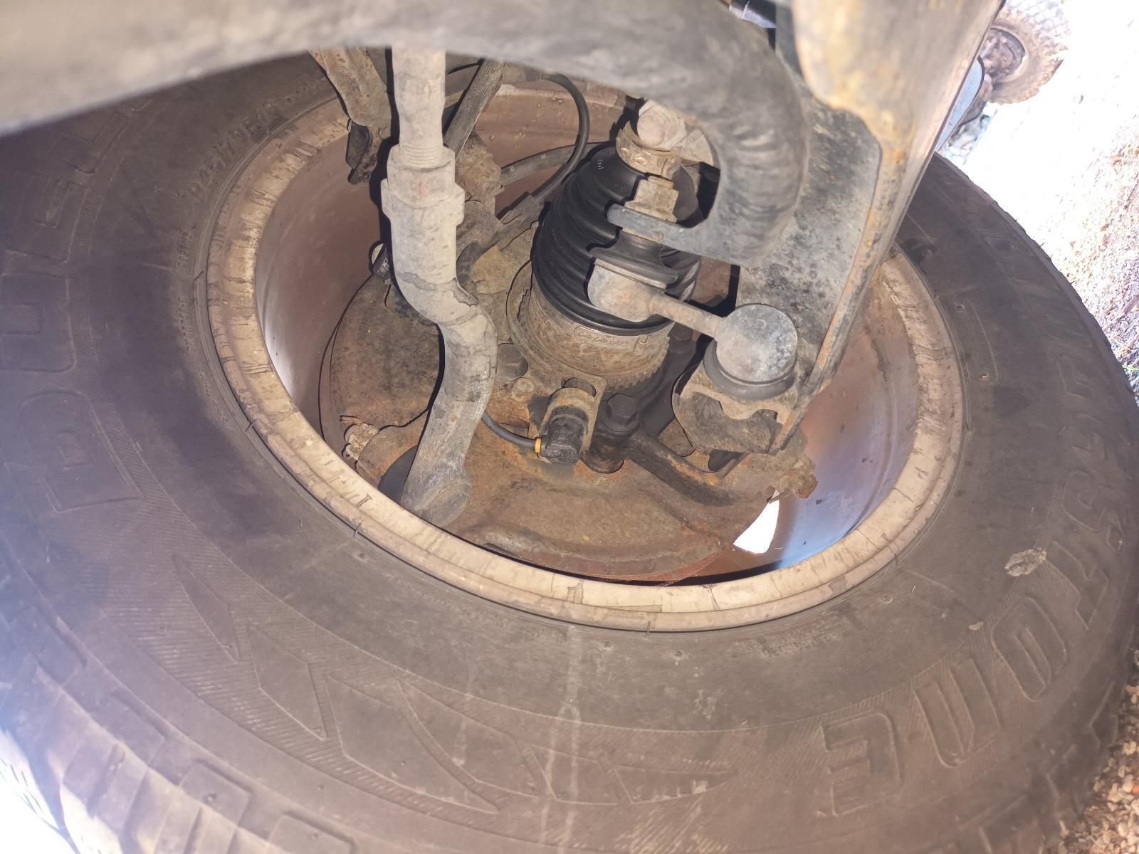 A Close Up of the Underside of a Car Tire — South West 4WD Wreckers In Brisbane, QLD