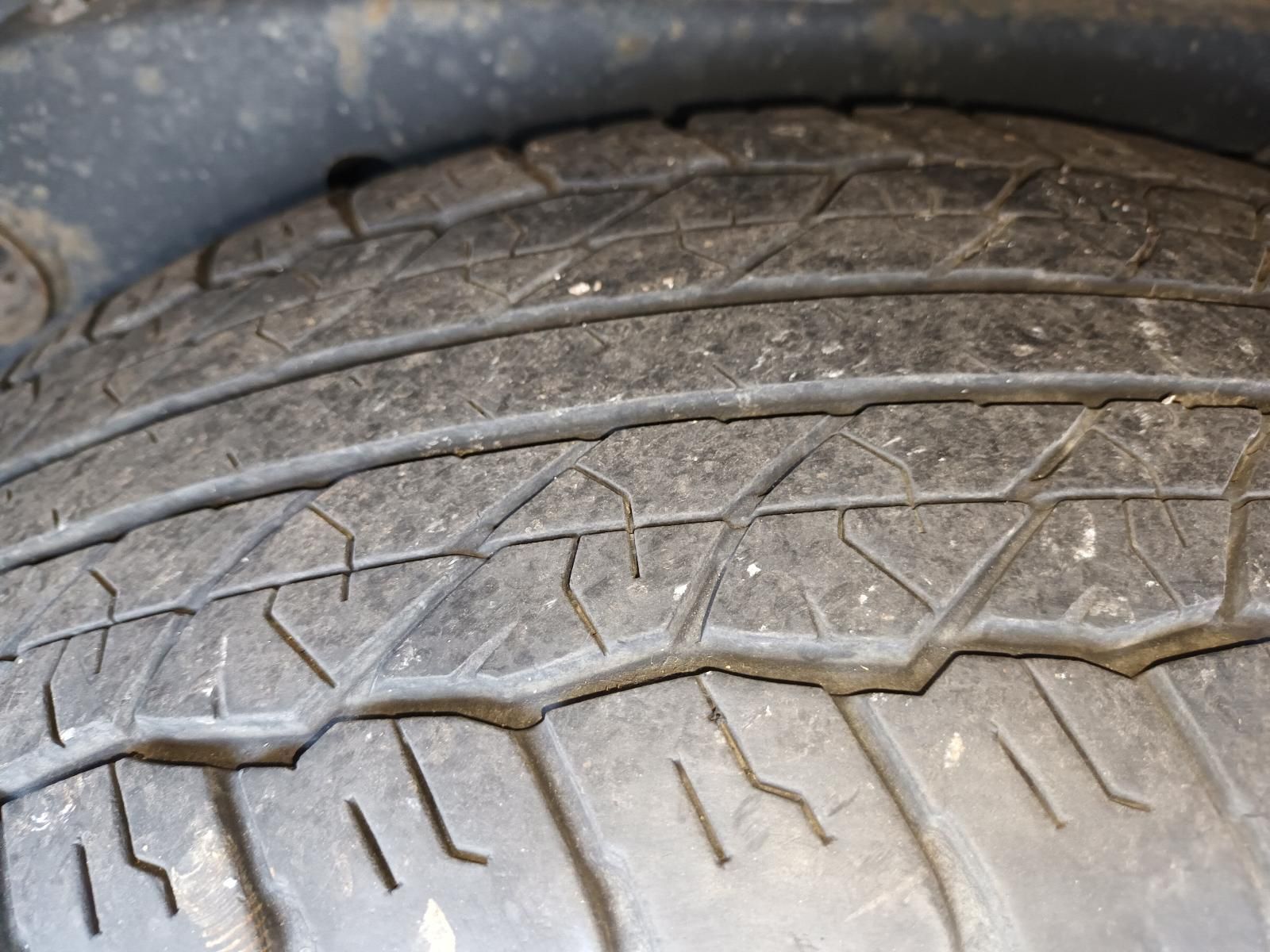 A Close Up of a Dirty Tire on a Car — South West 4WD Wreckers In Brisbane, QLD