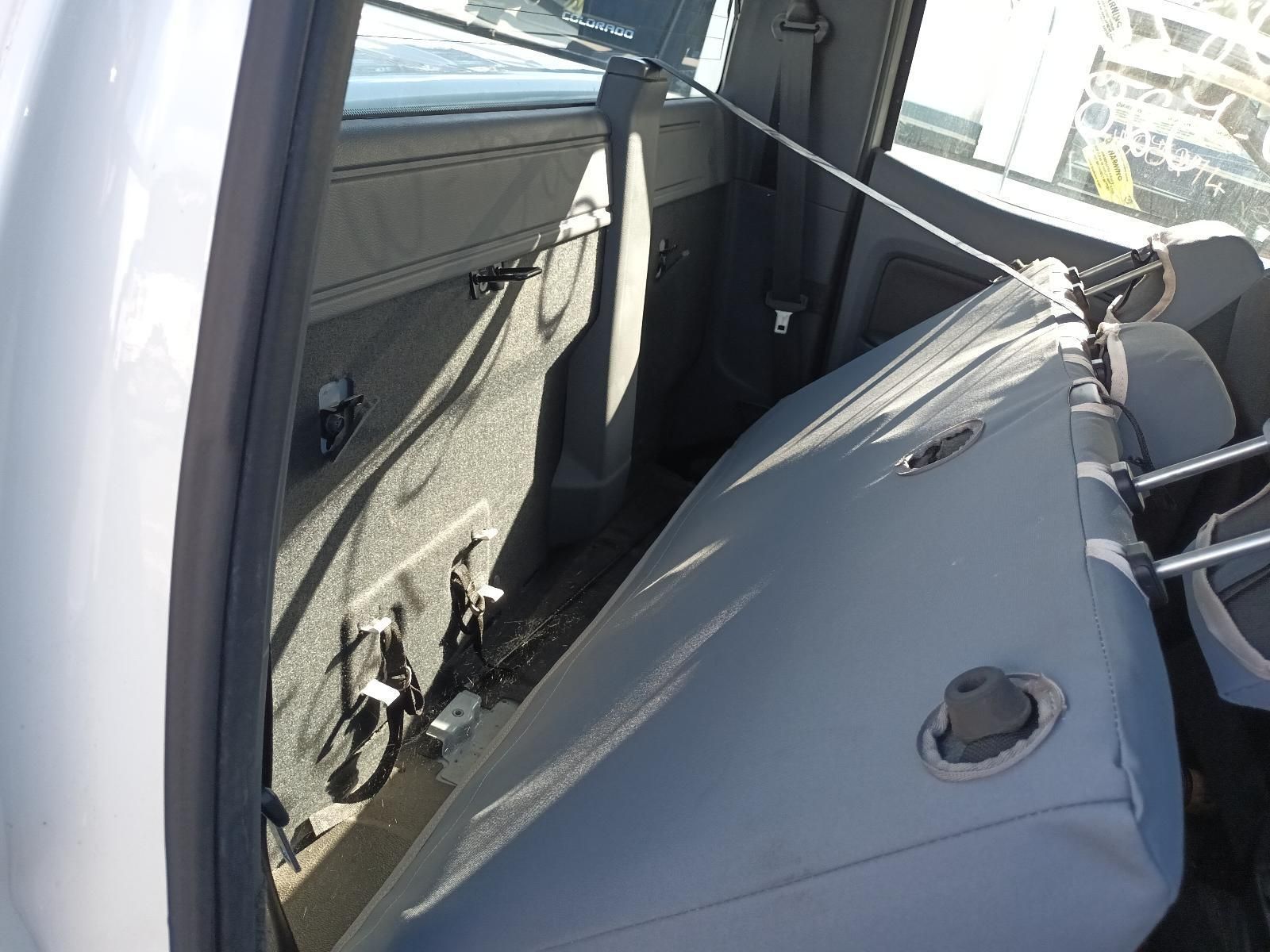 The Back Seat of a Silver Truck with a Broken Seat Belt — South West 4WD Wreckers In Brisbane, QLD