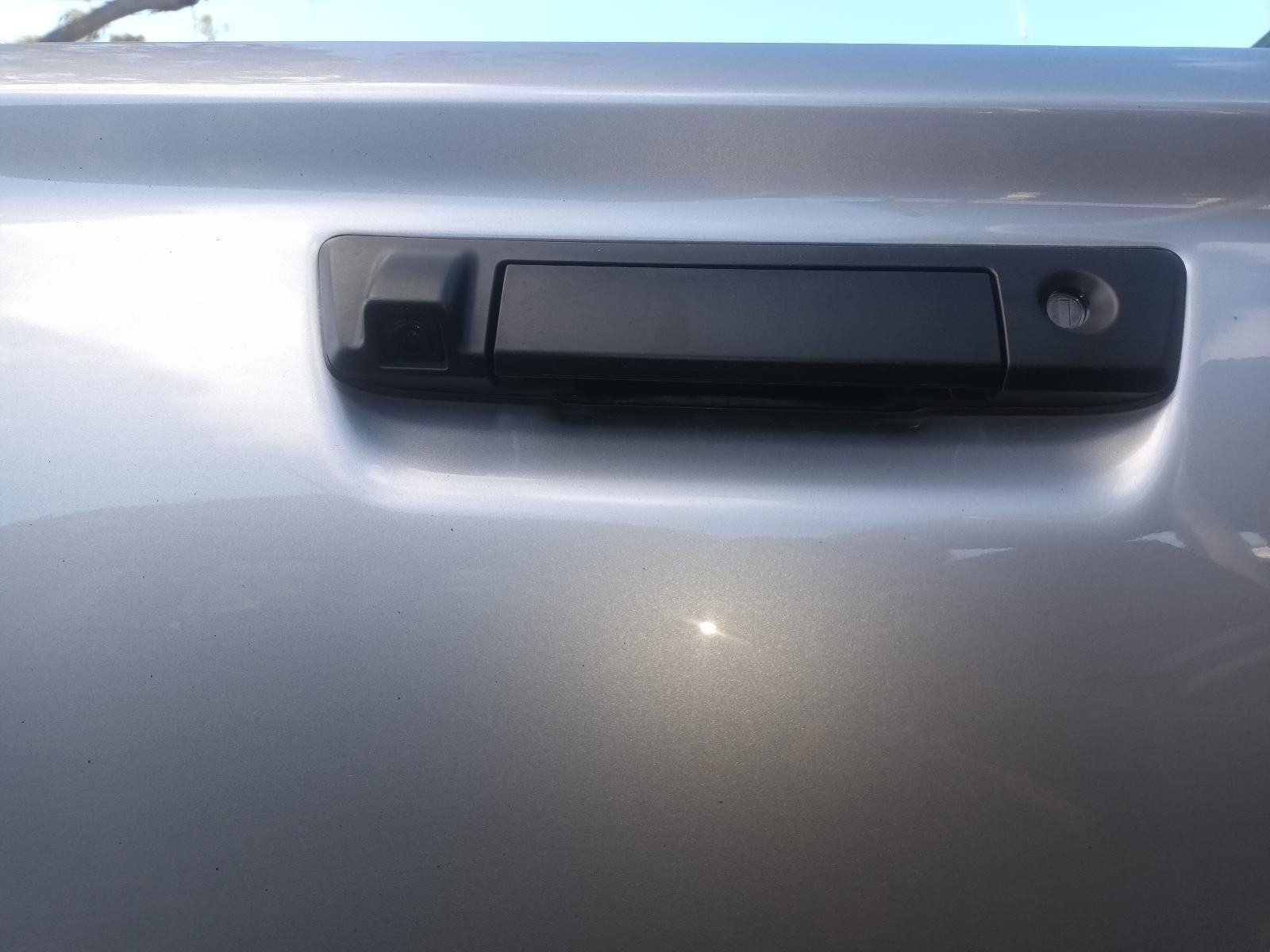 A Close Up of a Black Door Handle on a Silver Truck — South West 4WD Wreckers In Brisbane, QLD