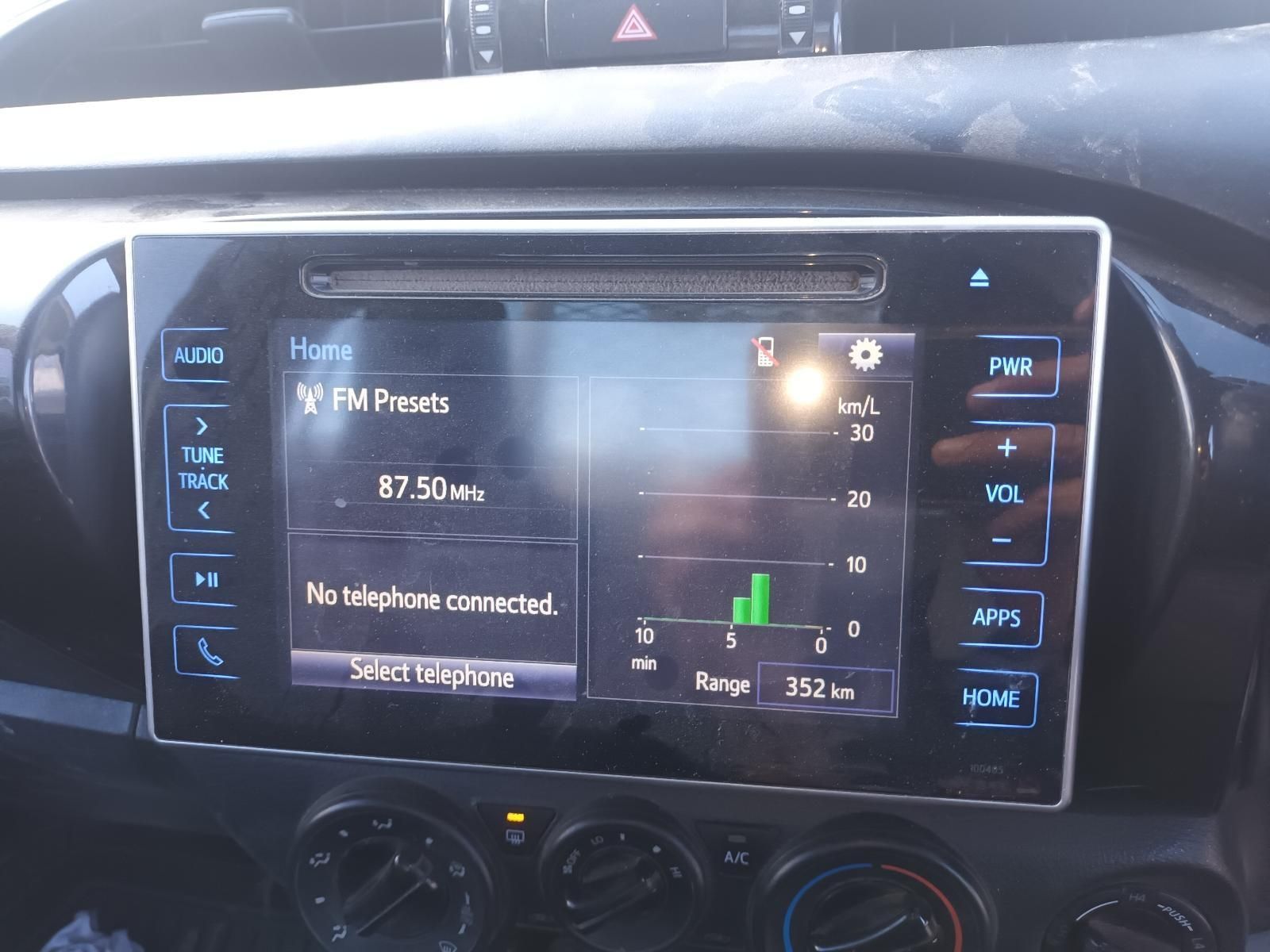 A Car Radio with a Screen That Says Fm Presets — South West 4WD Wreckers In Brisbane, QLD