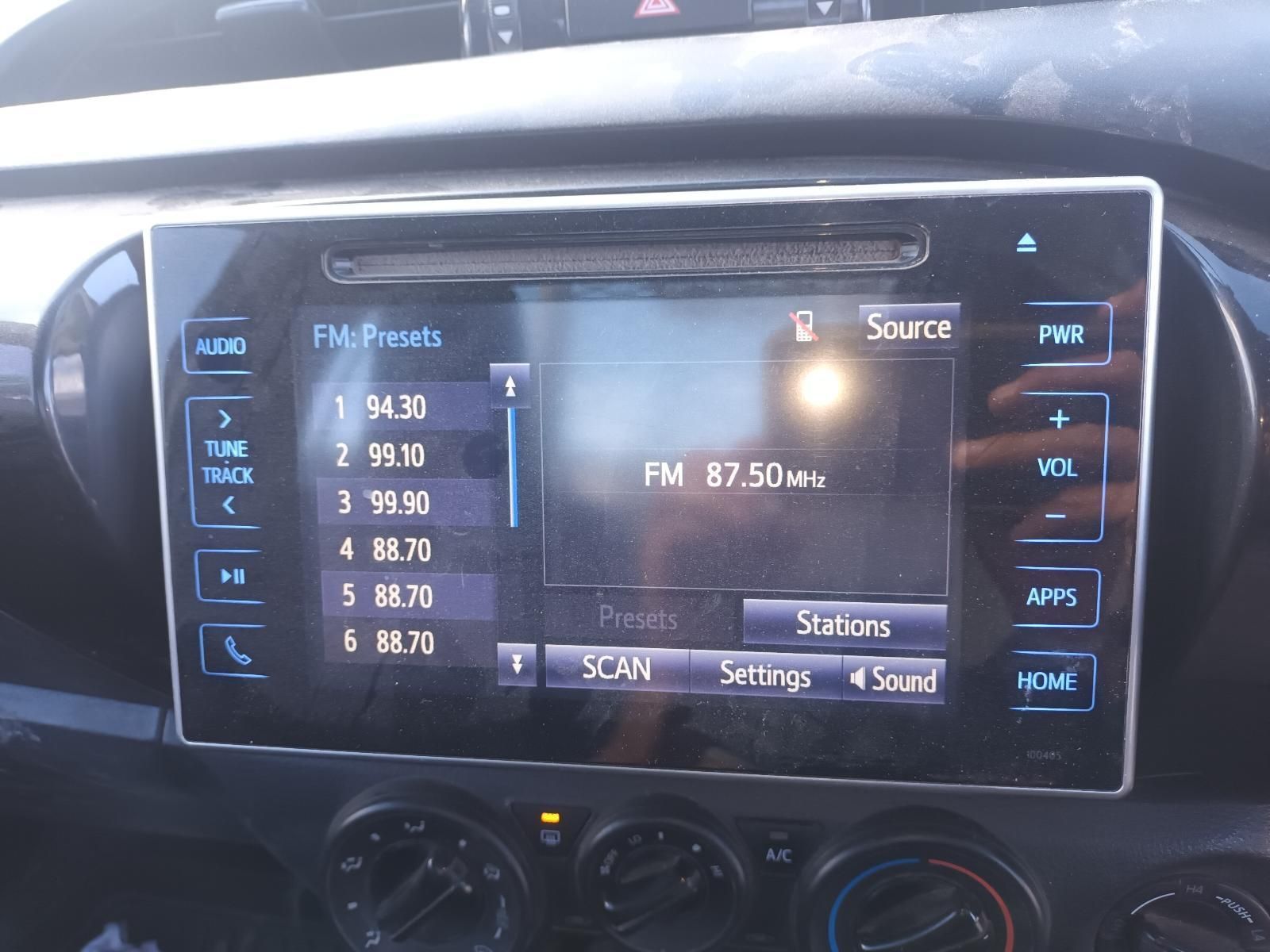 A Car Radio with a Screen That Says Fm Presets — South West 4WD Wreckers In Brisbane, QLD