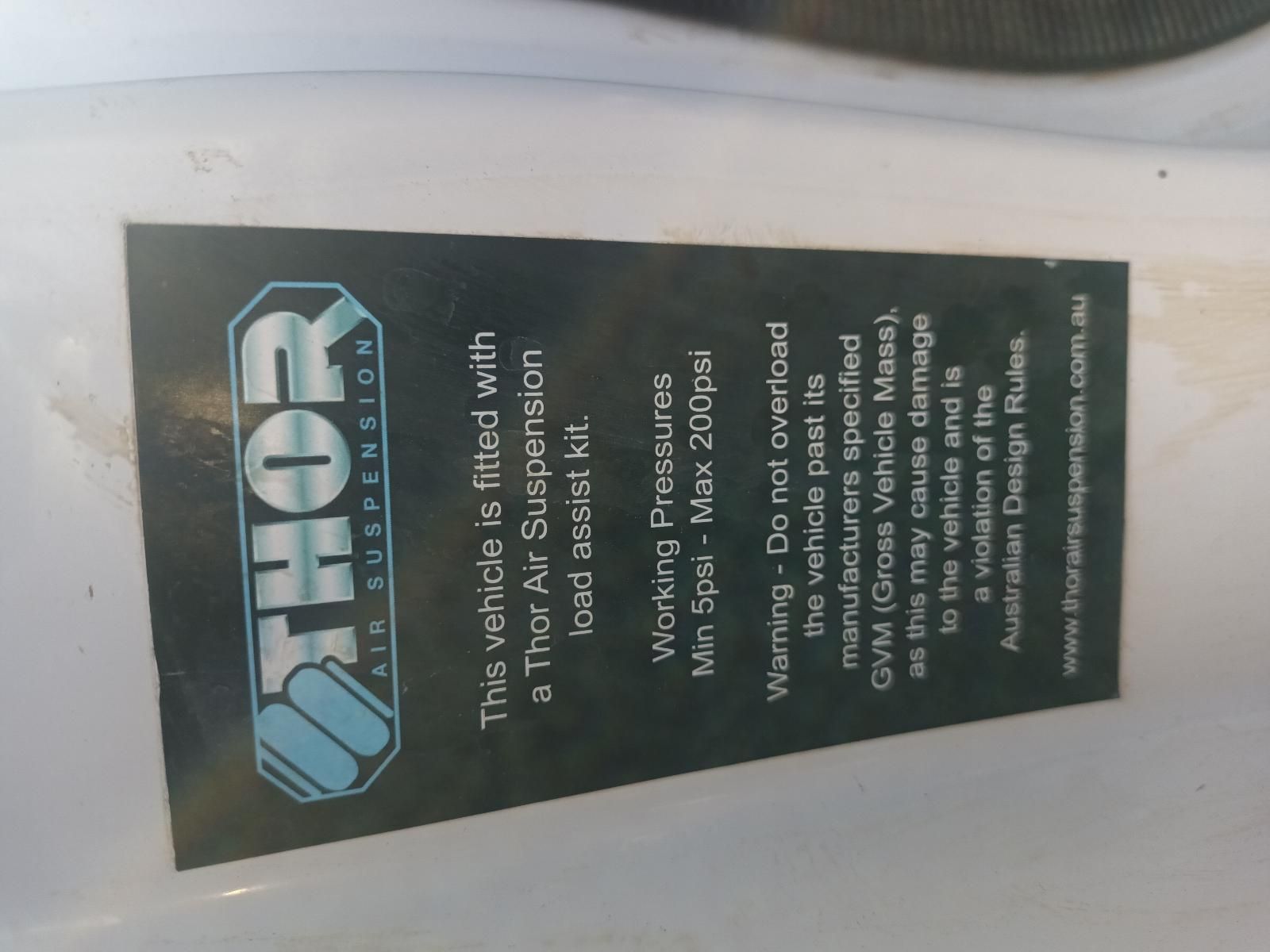 A Label That Says Thor on It — South West 4WD Wreckers In Brisbane, QLD