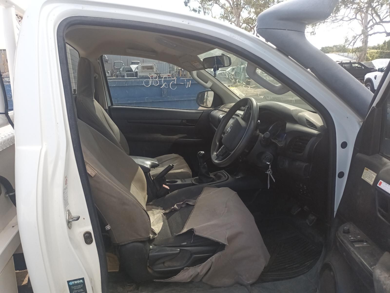 The Inside of a White Truck with the Door Open — South West 4WD Wreckers In Brisbane, QLD