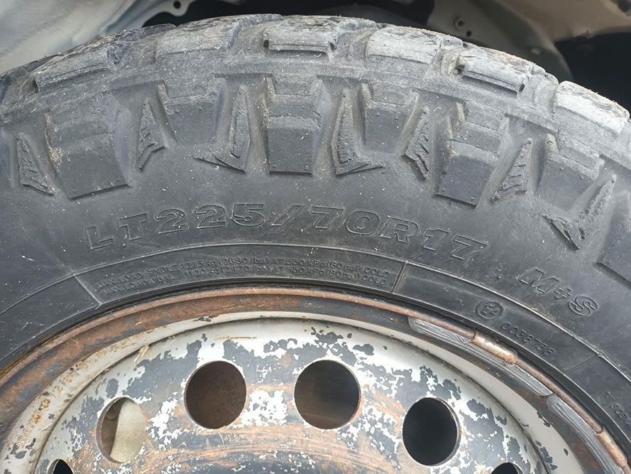 A Close Up of a Tire with the Word Delta on It — South West 4WD Wreckers In Brisbane, QLD