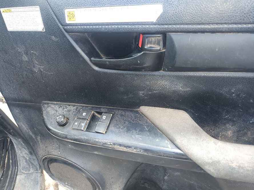 A Close Up of a Dirty Door Handle on a Car — South West 4WD Wreckers In Brisbane, QLD
