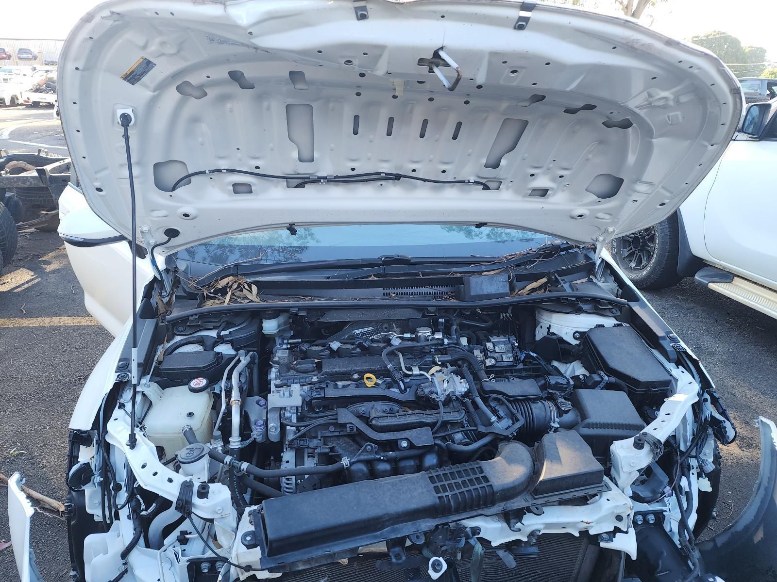 Car With Hood Open, Showing a Damaged Engine — South West 4WD Wreckers In Harristown, QLD
