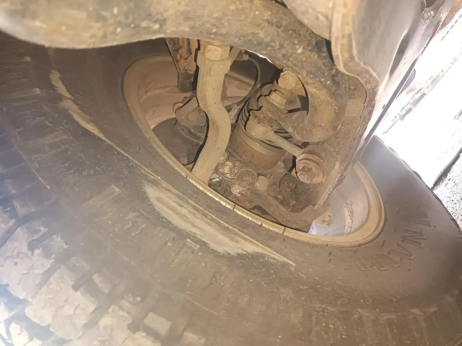 Underside of a Vehicle's Front Wheel — South West 4WD Wreckers In Harristown, QLD
