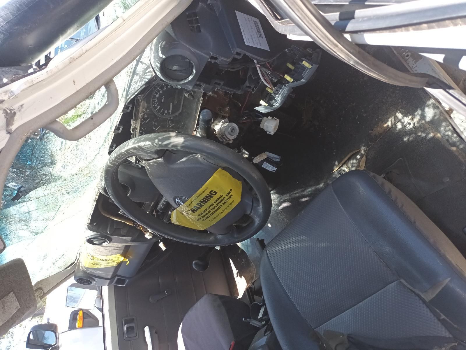 Damaged Car Interior with Deployed Airbag — South West 4WD Wreckers In Harristown, QLD