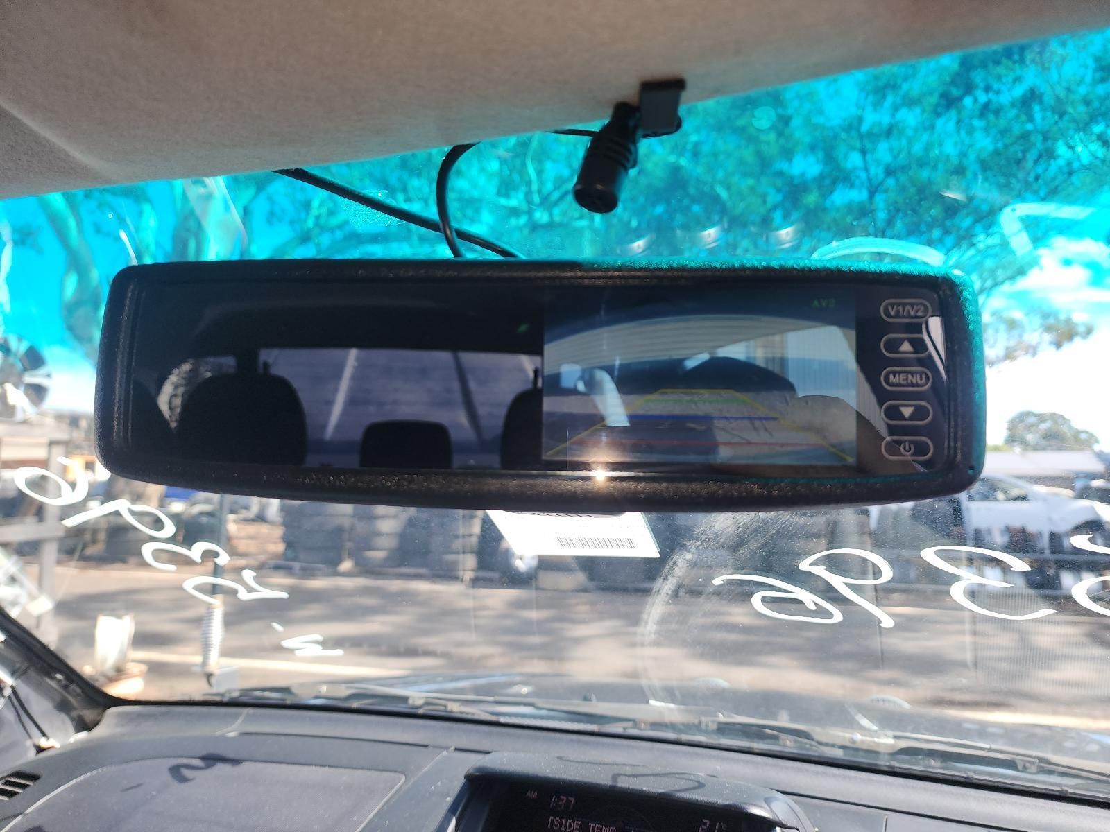 Rearview Mirror Reflecting a Car Interior — South West 4WD Wreckers In Harristown, QLD
