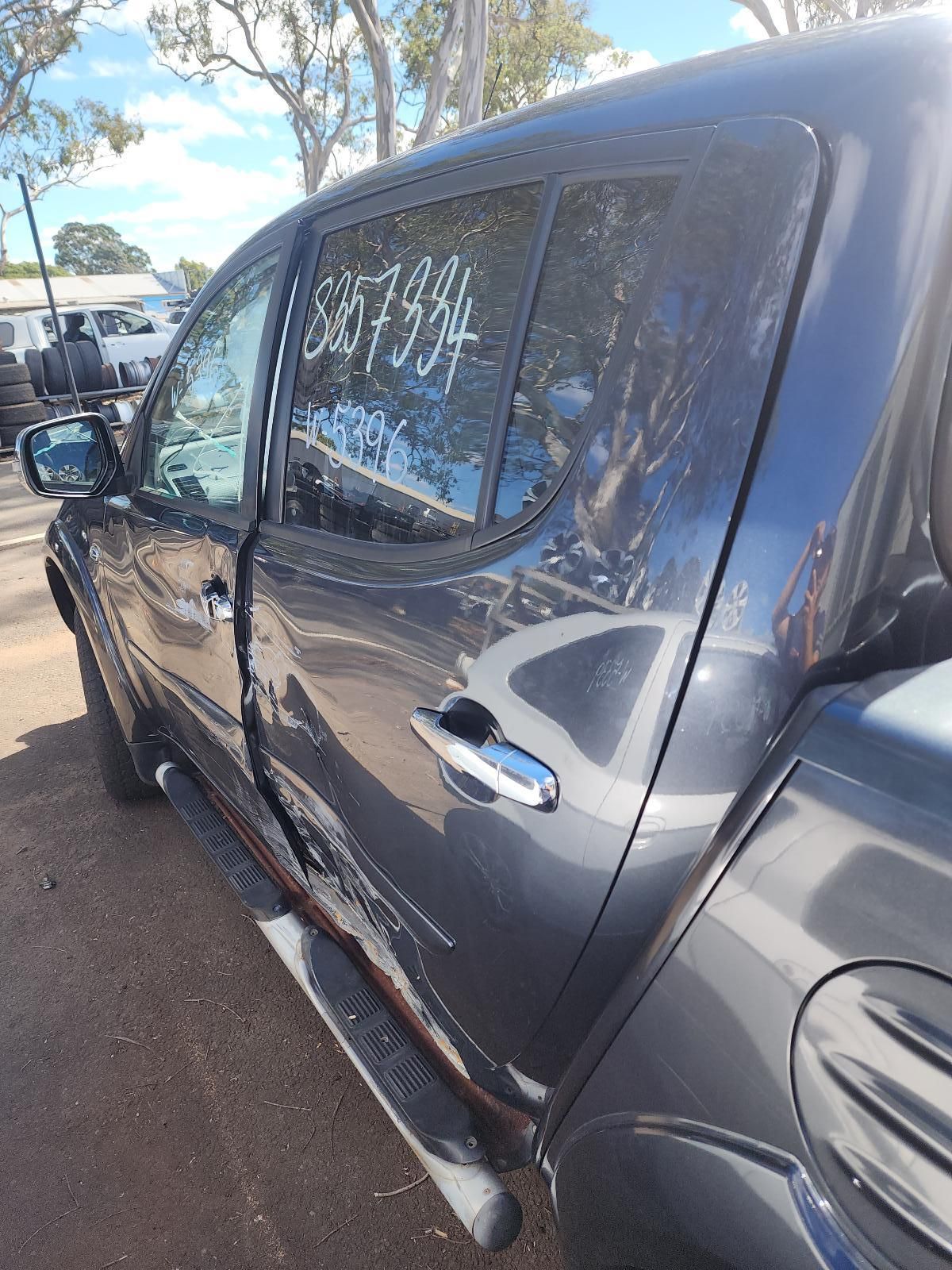 Side View of a Black Pickup Truck — South West 4WD Wreckers In Harristown, QLD