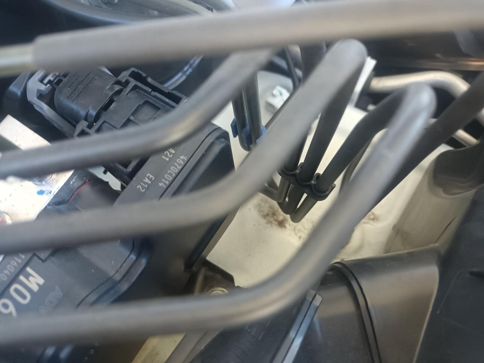 Close-Up of Black Cables and Connectors Inside an Electronic Device Compartment — South West 4WD Wreckers In Harristown, QLD