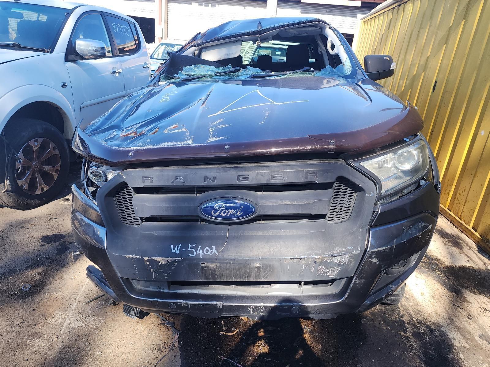 Damaged Gray Ford SUV — South West 4WD Wreckers In Harristown, QLD