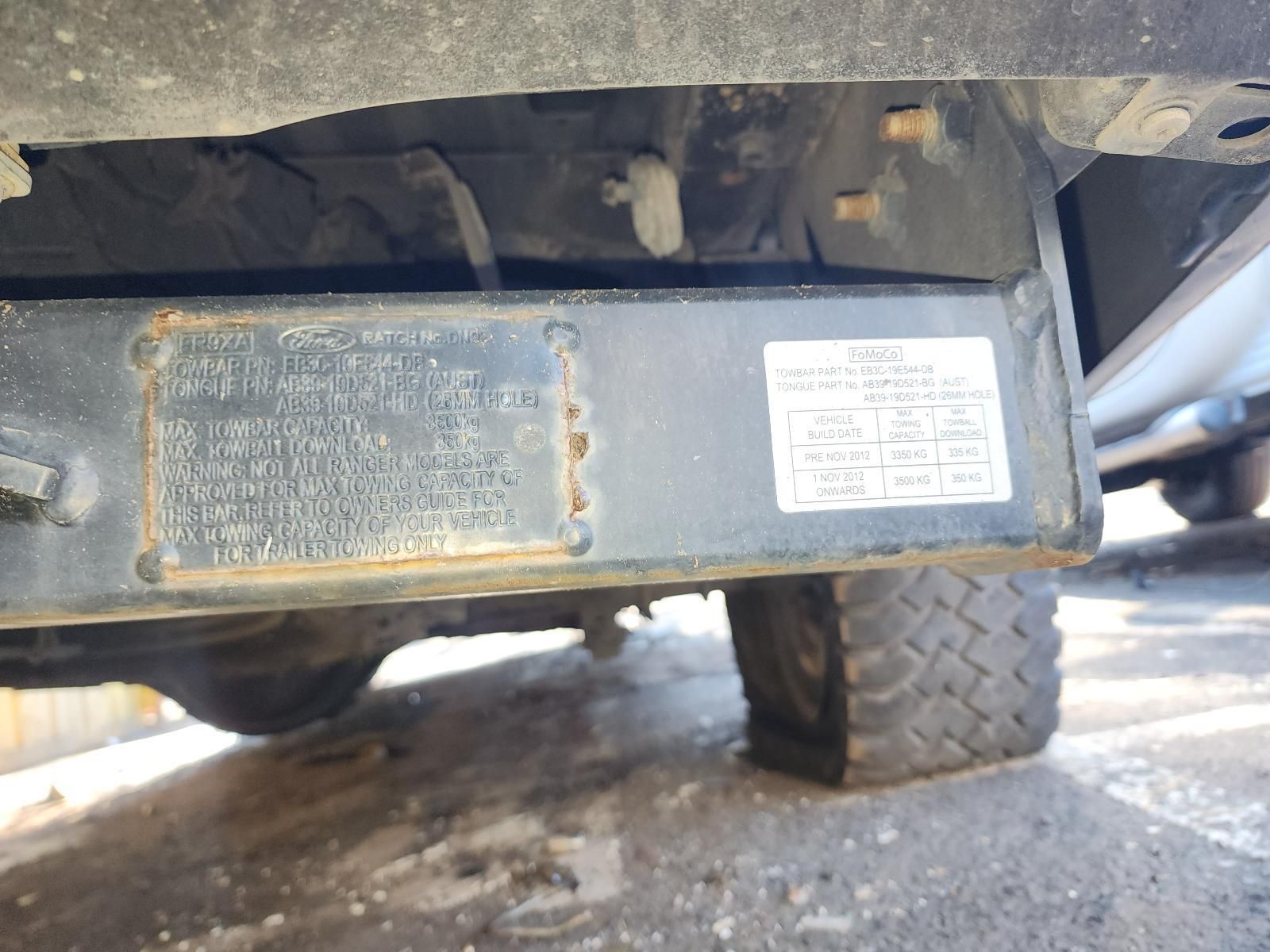 Close-up of a Vehicle Chassis — South West 4WD Wreckers In Harristown, QLD