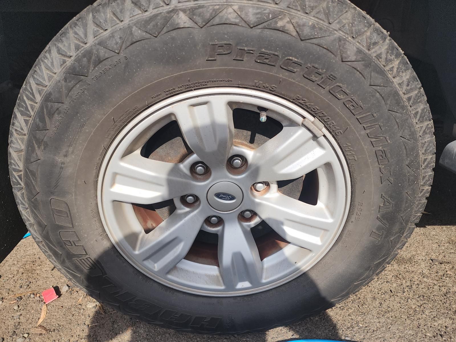 Close-up of a Car Wheel — South West 4WD Wreckers In Harristown, QLD