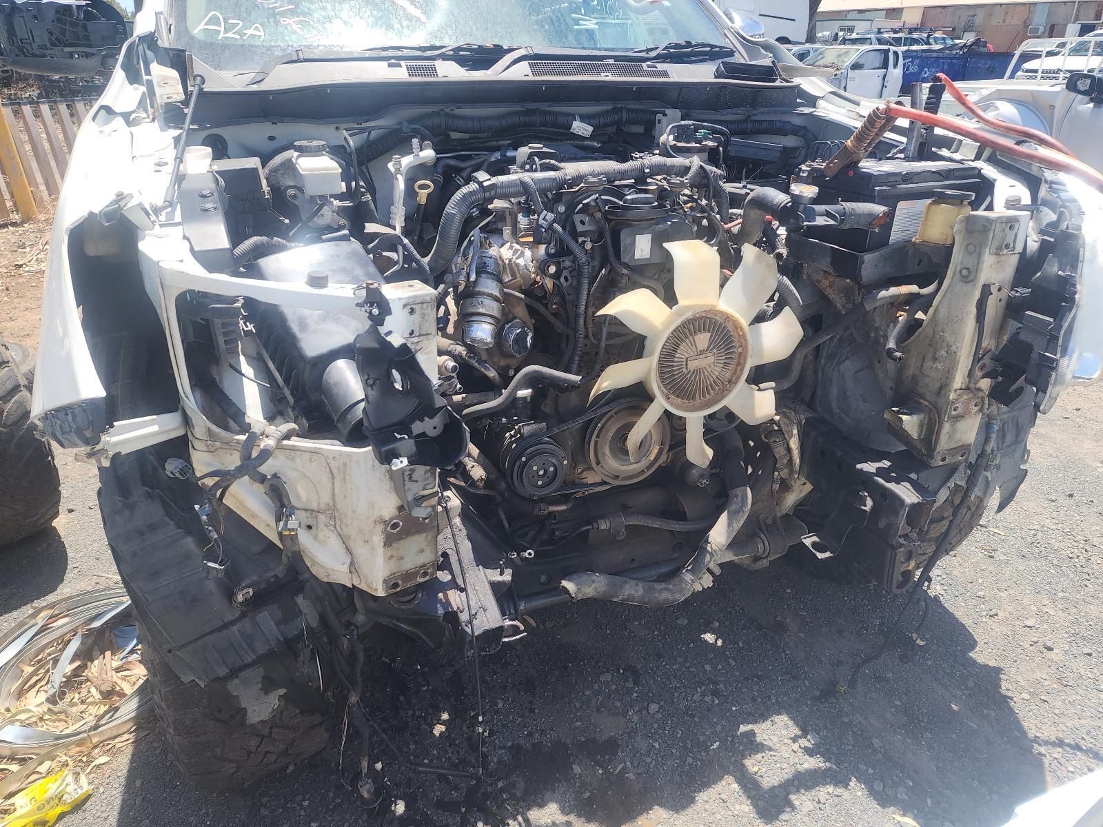 Damaged White SUV With Front End — South West 4WD Wreckers In Harristown, QLD