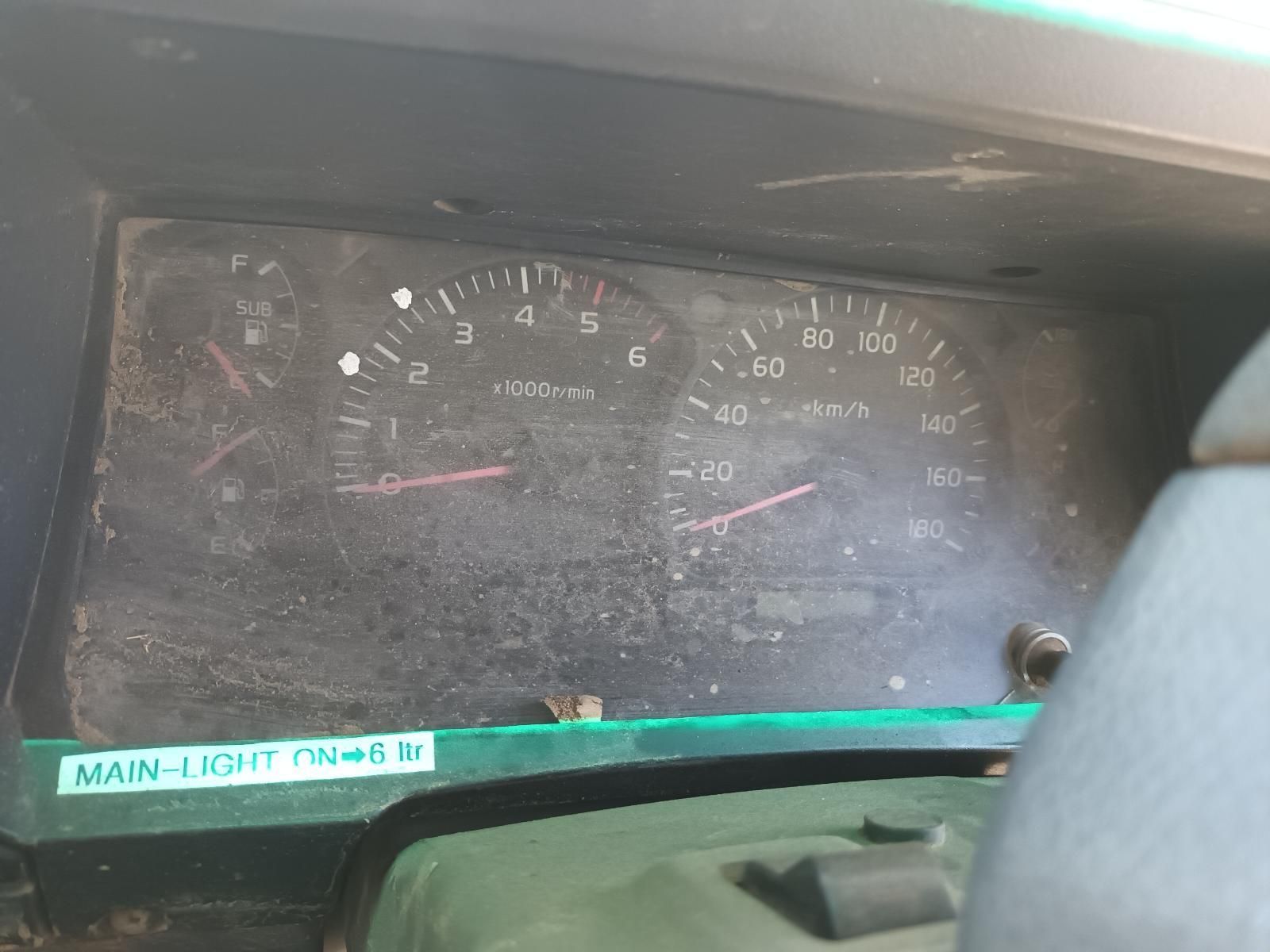 Dusty Car Dashboard with Speedometer and Gauges — South West 4WD Wreckers In Harristown, QLD